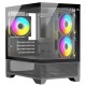 Корпус ATX midi tower  Wintek, Crystal 395-B TG, (без БП), Black, Case