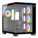 Корпус ATX midi tower  Wintek, Bastion 925-B TG, (без БП), Black, Case
