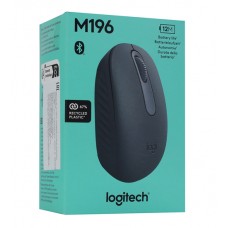 Мышь Logitech M196, USB, Графит, Mouse Wireless, Optical 1000 dpi, (910-007459), 1AA, BT, GRAPHITE