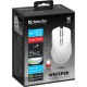 Мышь Defender Whisper GM-209, Черный, Mouse USB,White (52208)