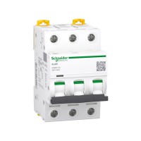 Автоматический выключатель SE A9F74304 Acti9 iC60N 3P 4A C 6kA