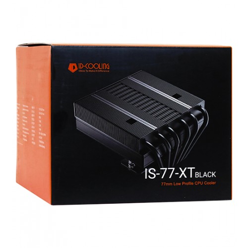 Система охлаждения ID-Cooling IS-77-XT BLACK, Cooler for S1851/1700/1200/115x/AMD, 150W, 500-1850rpm, 4pin
