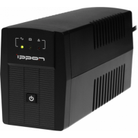 ИБП Ippon Back Basic 850 Euro, 850VA, 480Вт, AVR 162-275В, 2хEURO, управление по USB, без комлекта кабелей