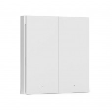 Настенный беспроводной выключатель двухклавишный Aqara Wireless Remote Switch H1(Double Rocker)
