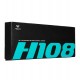 Клавиатура Bluetooth, Aula H108 , White-Black-Blue, KeyBoard BT/wireless/Type-C, mechanical