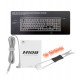 Клавиатура Bluetooth, Aula H108 , White-Black-Blue, KeyBoard BT/wireless/Type-C, mechanical