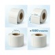 Термоэтикетки в рулоне Europrint EPLE-43.25.1000.40, ECO, 43х25мм, в рулоне 1000шт., диаметр втулки