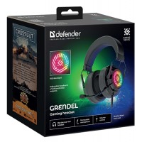 Гарнитура Defender Grendel, Garnitura 20-20000Hz, 115dB,20ohm, BT/2.4G, (62390), Black