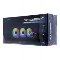 Водяное охлаждение процессора Huntkey GX360R Blacktip Shark, Water Cooler for 115X/1200/1700/185X/AMD