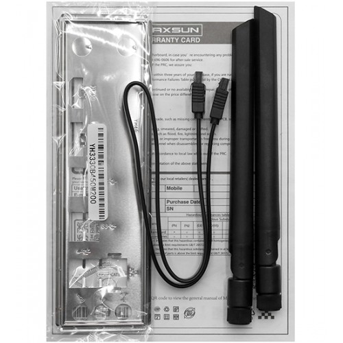Материнская плата MaxSun B450M GAMING WIFI, MB Socket AM4, ATX, AMD B450 (DP+HDMI), 2DDR4, 2PCIx16, 4PCIx1