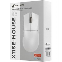 Мышь ATTACK SHARK X11 SE White, белый, Mouse Optical 22000 dpi, BT/2.4GHz/USB, White