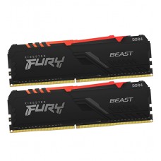 Комплект модулей памяти Kingston FURY Beast RGB KF436C17BBAK2/16 DDR4 16GB (Kit 2x8GB) 3600MHz