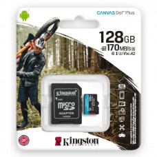 Карта памяти Kingston SDCG3/128GB A2 U3 V30 128GB + адаптер