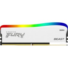 Оперативная память Kingston Fury Beast White RGB KF432C16BWA/8 DDR4 DIMM 8Gb 3200 MHz CL16