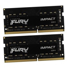 Оперативная память для ноутбука DDR4 16 GB {комплект} <3200MHz> Kingston Fury Impact, KF432S20IBK2/16, (2x8GB), CL20
