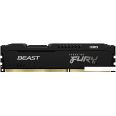 Оперативная память Kingston Fury Beast Black KF316C10BB/8 DDR3 8GB 1600MHz