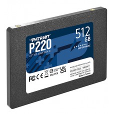 Твердотельный накопитель SSD 512 Gb SATA 6Gb/s Patriot P220 P220S512G25 2.5" 3D TLC