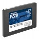 Твердотельный накопитель SSD 512 Gb SATA 6Gb/s Patriot P220 P220S512G25 2.5" 3D TLC