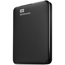 Внешний жёсткий диск Western Digital  1Tb Elements Portable 2.5" WDBUZG0010BBK-WESN USB3.0 Black