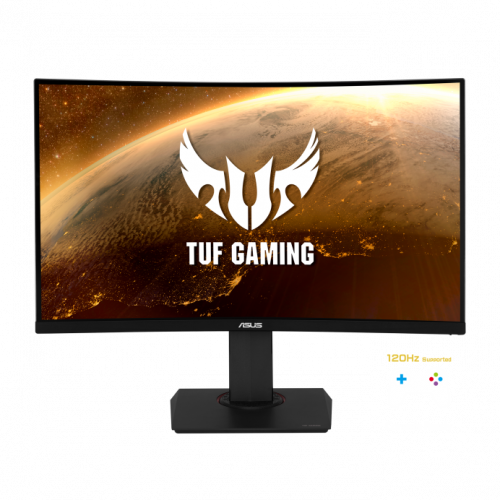 Монитор ASUS VG32VQR 31.5" VA Curved 1800R 16:9 WQHD (2560x1440x165Hz),400cd/m2,3000:1,178/178,1ms,HDMI,DP,Sp2W,HDR10