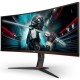 Монитор Игровой 34" AOC CU34G2X/BK/01 VA 3440x1440@144Hz 300cd/m2 Curved 3000:1 1мс 2xHDMI 2xDP Bl