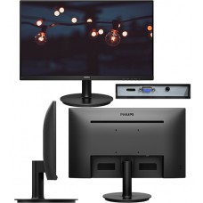 Монитор 21,5" PHILIPS 221V8 VA FHD 4мс 250кд/м 4000:1  1xVGA 1xHDMI Цвет: Черный