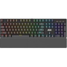 Игровая Клавиатура AOC GK500, 104 клавиш, RGB SHOW,  кабель 1,8м, USB2.0 RED GK500DR2R