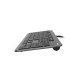 Клавиатура Hama KC-700, R1182652, 105 keys,1.8 cable, anthr./black