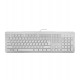 Клавиатура Hama KC-700 R1182651,105 keys,1.8 cable, silver/white