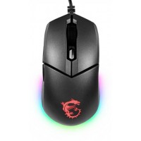 Мышь MSI Clutch GM11. Полноцветная RGB подсветка с 7 световыми эффектами. 5-уровневый сенсор