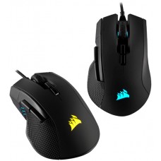 Мышь Corsair, Ironclaw RGB, Optical, 18000 dpi, 7 button, 1.8m cable, USB, [CH-9307011-EU], black