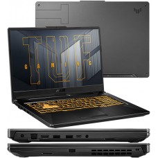 Ноутбук ASUS TUF Gaming F17 FX706HM-HX031, Core i5-11400H-2.7/512GB SSD/16GB/RTX3060-6GB/17.3"FHD/DOS