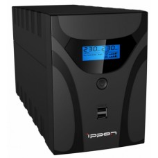 ИБП Ippon Smart Power Pro II 1600, 1600VA, 960Вт, AVR 162-290В, 6(2)хС13, управление по USB/RS-232, RJ-45, LCD