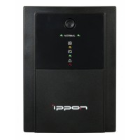 ИБП Ippon Back Basic 2200, 2200VA, 1320Вт, AVR 162-280В, 6хС13, управление по USB, без комлекта кабелей