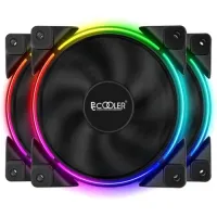 Вентилятор для корпуса PCCooler CORONA 3-IN-1 FRGB KIT 3x120mm 1000-2000 ± 10% RPM  Black