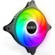 Вентилятор для корпуса, 12cm, PCCooler, FX-120-3, RGB, 1200rpm, 31.68CFM, 18dBA, 3pin