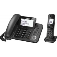 Радиотелефон PANASONIC KX-TGF310 (RUM) Черный металлик