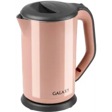 Чайник электрический с двойными стенками GALAXY GL0330, 2000Вт, Объем 1,7 л, 220В/50Гц Розовый