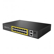 Коммутатор Netis P116GH, 16x10/100 LAN PoE, 2xGigabit Uplink, 1xSFP, 240W PoE