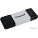 USB Флешка Kingston 128Gb USB-C 3.2 Data Traveler 80 (Silver-Black)