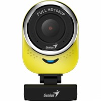 Веб-камера Genius RS,QCam 6000, Full HD 1080p, 30 кадров, 360°, MIC, 32200002409, желтый