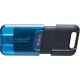 USB Флешка Kingston 64Gb USB-C 3.2 Data Traveler 80M (Blue-Black)