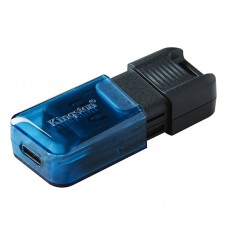 USB Флешка Kingston 256Gb USB-C 3.2 Data Traveler 80M (Blue-Black)