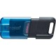 USB Флешка Kingston 256Gb USB-C 3.2 Data Traveler 80M (Blue-Black)