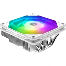 Кулер для процессора ID-Cooling Socket S115x/1700, IS-55 ARGB WHITE, 125W, 500-2000rpm, 54.6CFM, 4pin