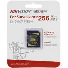 Карта памяти SD 256GB Hikvision, HS-SD-P10/256G,SDXC Class 10 (для систем видеонаблюдения)