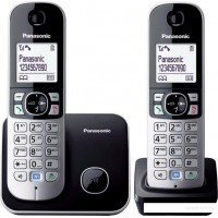 Радиотелефон PANASONIC KX-TG6812 (RUB) Черный