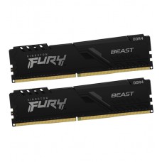 Оперативная память DDR4 32 GB {комплект} <3600MHz> Kingston Fury Beast, KF436C18BBK2/32, (2x16GB), CL18