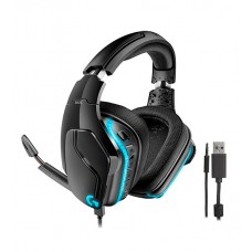 Наушники wireless Logitech G635 Wireless Headset, audio controls, USB, [981-000750], black