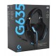 Наушники wireless Logitech G635 Wireless Headset, audio controls, USB, [981-000750], black